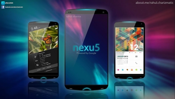 Google Nexus 5 lộ diện với nhiều màu