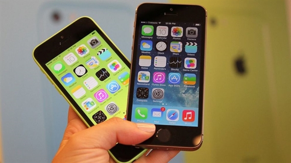 iPhone 5C và 5S xách tay rớt giá liên tục