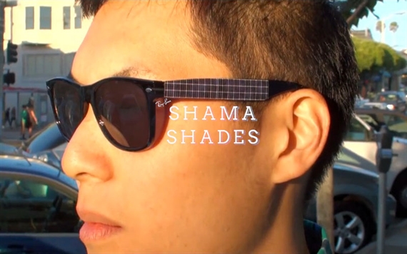 Sạc iPhone bằng kính mát Ray-Ban Shama Shades