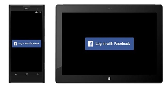 Dùng Facebook đăng nhập vào ứng dụng Windows 8