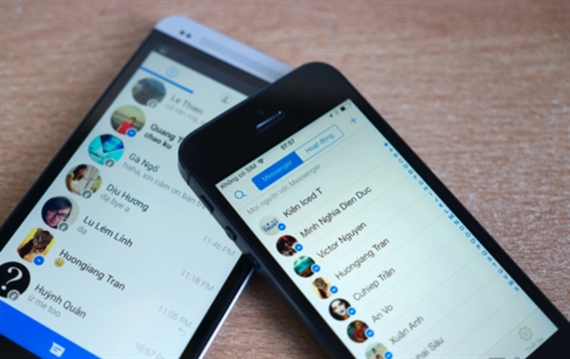 Facebook ra ứng dụng Messenger mới cho iOS và Android