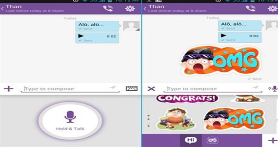 Viber thêm tính năng Push-to-talk mới