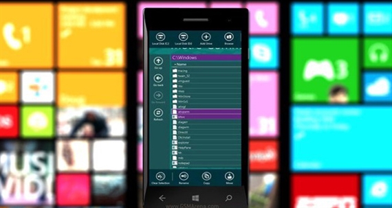 Windows Phone thêm ứng dụng quản lý tập tin