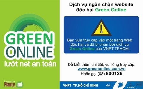 Ra mắt dịch vụ chặn web đen GreenOnline