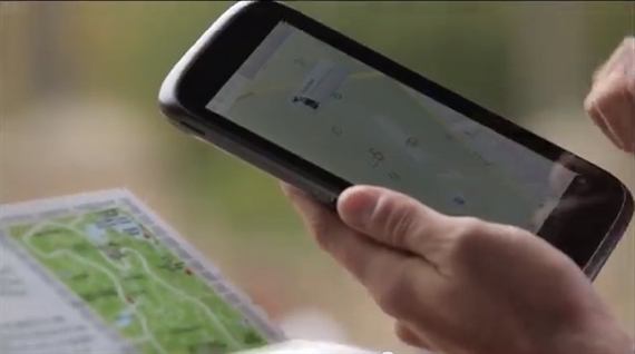 Nexus 7 trong video quảng cáo Google Maps