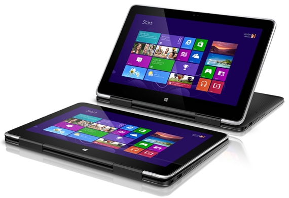 Laptop Dell màn hình lật 360 độ