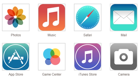 Lộ ảnh iOS 7 giao diện phẳng màu mè