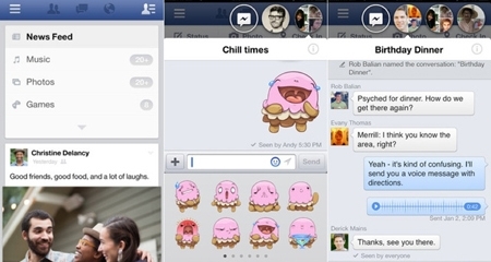 Facebook 6.2 lên iOS đầy cảm xúc