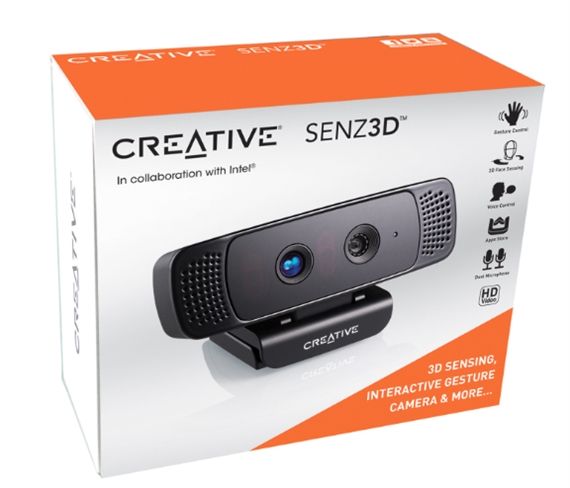 Máy ảnh Senz3D tái hiện 3D mặt người