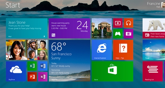 Windows 8.1 ra mắt người dùng ngày 18/10