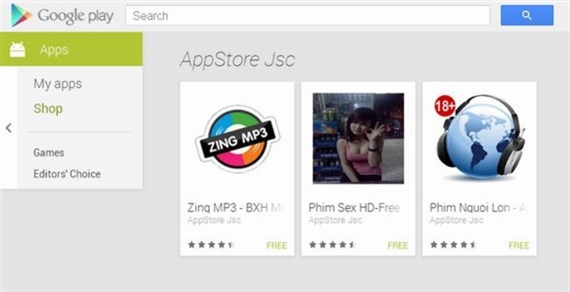 Ứng dụng Việt trên Android có mã độc