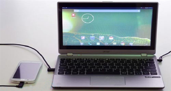 Phụ kiện Acer biến smartphone thành laptop