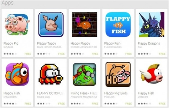 Game nhái Flappy Bird bị Apple, Google từ chối
