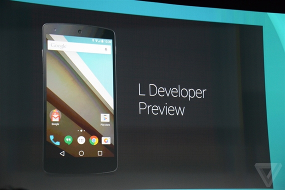 Ra mắt hệ điều hành Android L mới tại Google I/O 2014