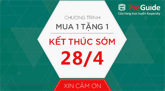 Thông báo kết thúc sớm chương trình khuyến mại Mua 1 Tặng 1