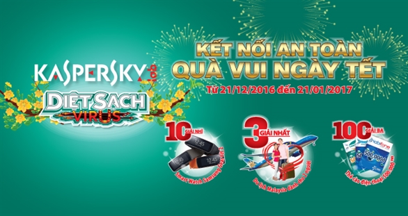 Danh sách khách hàng trúng thưởng chương trình khuyến mãi "Kaspersky- Kết nối an toàn, quà vui ngày tết"